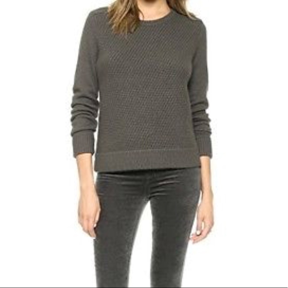 J BRAND Cora Angora Textured Knit Sweater S